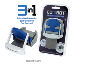 Lice Combot Comb Blue & Grey