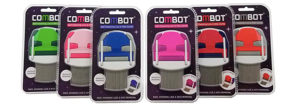 Lice Combot Comb Red & Grey